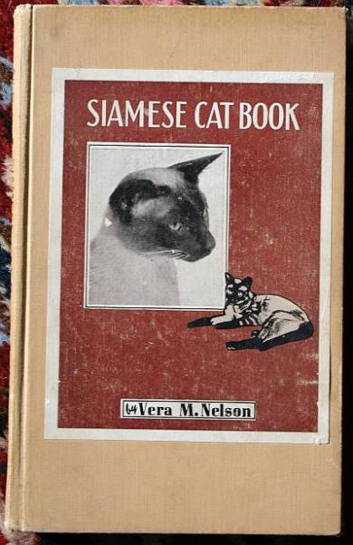 Siamese Cat Book, by Vera M.Nelson
