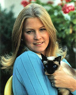 Susan Ford and her Siamese Cat